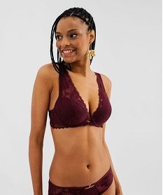 GEMO Soutien-gorge push-up à bretelles foulard femme Violet