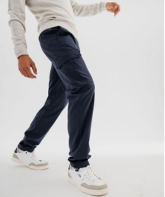 GEMO Pantalon multi-poches esprit cargo homme - Roadsign Gris