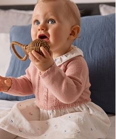 GEMO Ensemble 2 pièces robe + collants bébé fille - LuluCastagnette Blanc