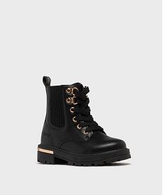 boots avec elastique et semelle crantee fille - chipie noir standardJ134901_2