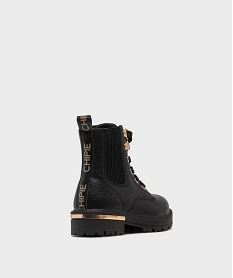 boots avec elastique et semelle crantee fille - chipie noir standardJ134901_4