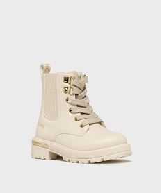 boots avec elastique et semelle crantee fille - chipie beigeJ135001_2