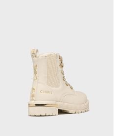 boots avec elastique et semelle crantee fille - chipie beigeJ135001_4