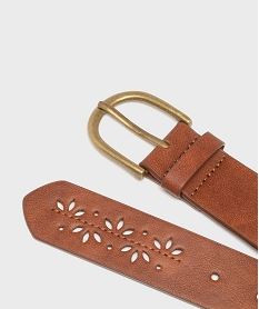 ceinture large avec motifs perfores femme orangeJ135201_4