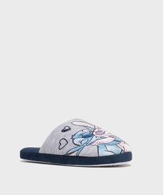 chaussons mules a motif stitch et angel femme - disney bleu standardJ137401_2