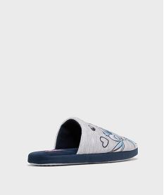 chaussons mules a motif stitch et angel femme - disney bleu standardJ137401_4