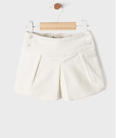 GEMO Short ample en velours côtelé extensible bébé fille - LuluCastagnette Beige