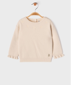 GEMO Pull moelleux doux et extensible bébé fille - LuluCastagnette Beige