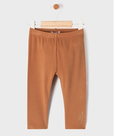 GEMO Legging en maille polaire bébé fille - LuluCastagnette Brun
