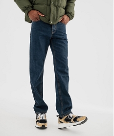 GEMO Jean 5 poches coupe Regular homme Bleu