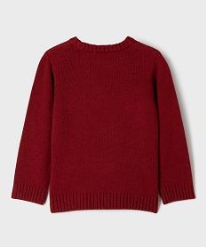 pull de noel avec motif pikachu garcon - pokemon rouge pullsJ157701_3