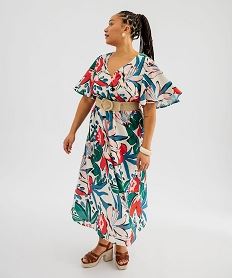 robe fluide imprimee femme grande taille multicolore robes longuesJ159301_2