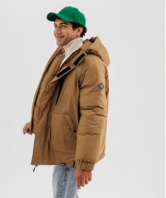 GEMO Parka à capuche en matière déperlante homme - Roadsign Beige