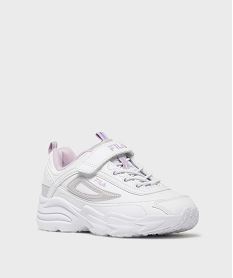 baskets skye velcro fille - fila blanc standardJ188401_2