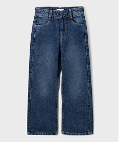 GEMO Jean Straight taille ajustable fille bleu standard