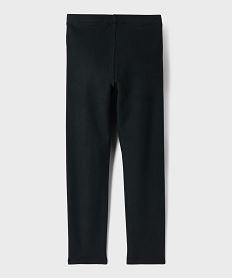 legging long en maille chaude fille noir standardJ189601_3