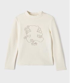 GEMO Tee-shirt manches longues doublure chaude fille - LuluCastagnette Beige