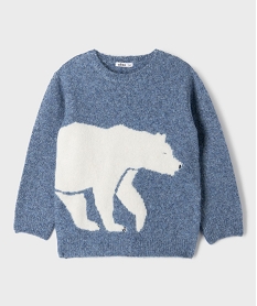 GEMO Pull avec motif ours polaire garçon[MISSING] bleu standard