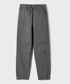 GEMO Pantalon parachute avec taille ajustable garçon gris standard