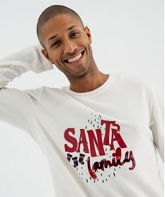 pyjama en polaire special noel homme rougeJ194501_2