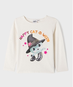 GEMO Tee-shirt manches longues spécial Halloween fille - Gabby’s Dollhouse Beige