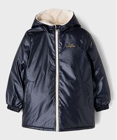 GEMO Imperméable à capuche doublure chaude fille - LuluCastagnette Bleu