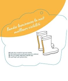 bottes de pluie a motifs fleuris fille - lovely wings rougeJ243701_2