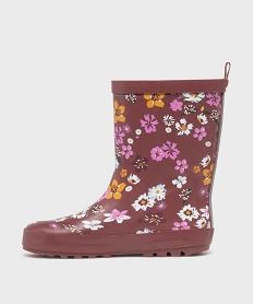 bottes de pluie a motifs fleuris fille - lovely wings rougeJ243701_4