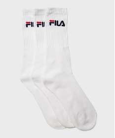 GEMO Chaussettes de sport tige haute homme (lot de 3) - Fila blanc standard