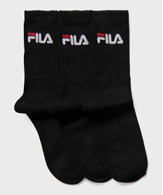 GEMO Chaussettes de sport tige haute homme (lot de 3) - Fila noir standard