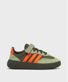 GEMO Baskets basses à épaisse semelle et scratch garçon - Adidas kaki standard