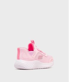 baskets en toile pailletee faciles a enfiler fille - skechers rose basketsJ252801_4