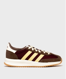 GEMO Baskets basses en cuir Run 70s 2.0 femme - Adidas marron standard
