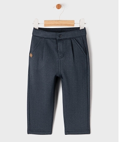 GEMO Pantalon à motifs chevrons doublé velours bébé garçon - LuluCastagnette Bleu