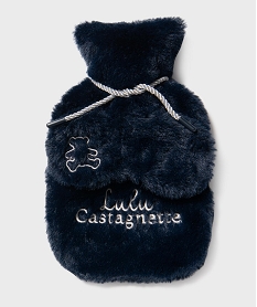 GEMO Ensemble 2 pièces cocooning : bouillotte + masque de nuit - LuluCastagnette Bleu