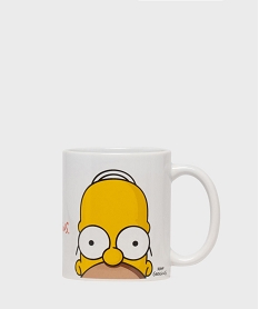 GEMO Tasse Simpsons en céramique blanc standard