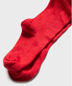 collant chaud avec fil metallise bebe fille rouge standard collantsJ293701_4