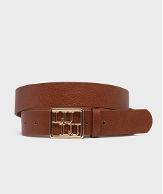 GEMO Ceinture avec boucle métallique carrée femme - LuluCastagnette Orange