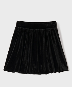 GEMO Jupe ballon en velours fille noir standard