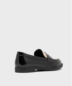 mocassins vernis bicolores bout amande femme noir vif mocassinsJ923201_4