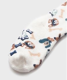 chaussettes antiderapantes a motifs chiens bebe garcon (lot de 2) bleuJ933901_3