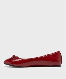 ballerines plates avec petit noeud femme - valentina baldano rouge standard ballerinesJ969101_3