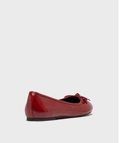 ballerines plates avec petit noeud femme - valentina baldano rouge standard ballerinesJ969101_4