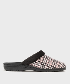 GEMO Chaussons mules dessus velours et fourrure imitation femme[MISSING] Multicolore