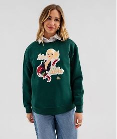 GEMO Sweat à motif femme - Gémo X Lulu la Nantaise Vert
