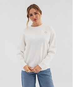 GEMO Sweat à motif femme - Gémo X Lulu la Nantaise Beige