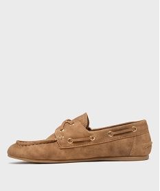 mocassins a lacets souples et legers femme brun mocassinsJ988301_3