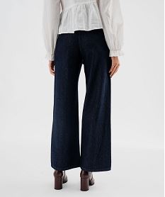 jean wide leg taille haute femme bleuJ990601_3