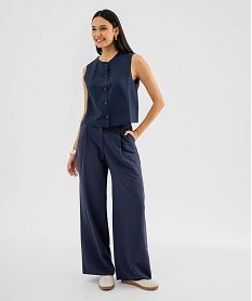 gilet de costume sans manches femme bleu vestesJ993401_4
