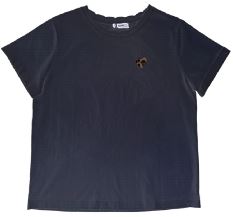 tee-shirt manches courtes avec col rond fantaisie femme bleu t-shirts manches courtesJ997301_2